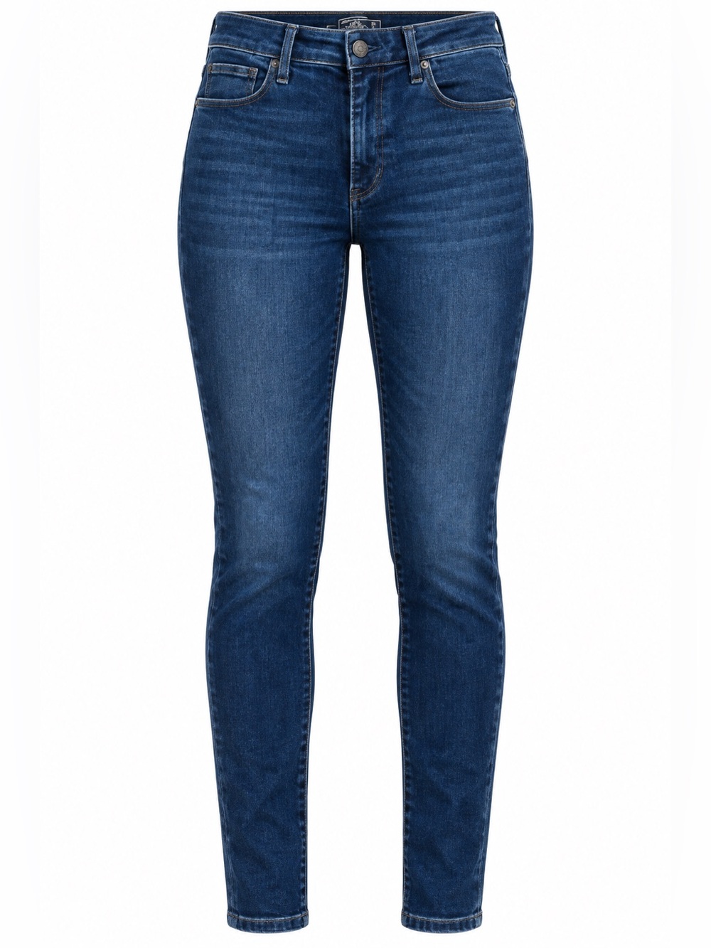 Abercrombie & Fitch Mid-Rise Skinny Jeans - Dark Blue